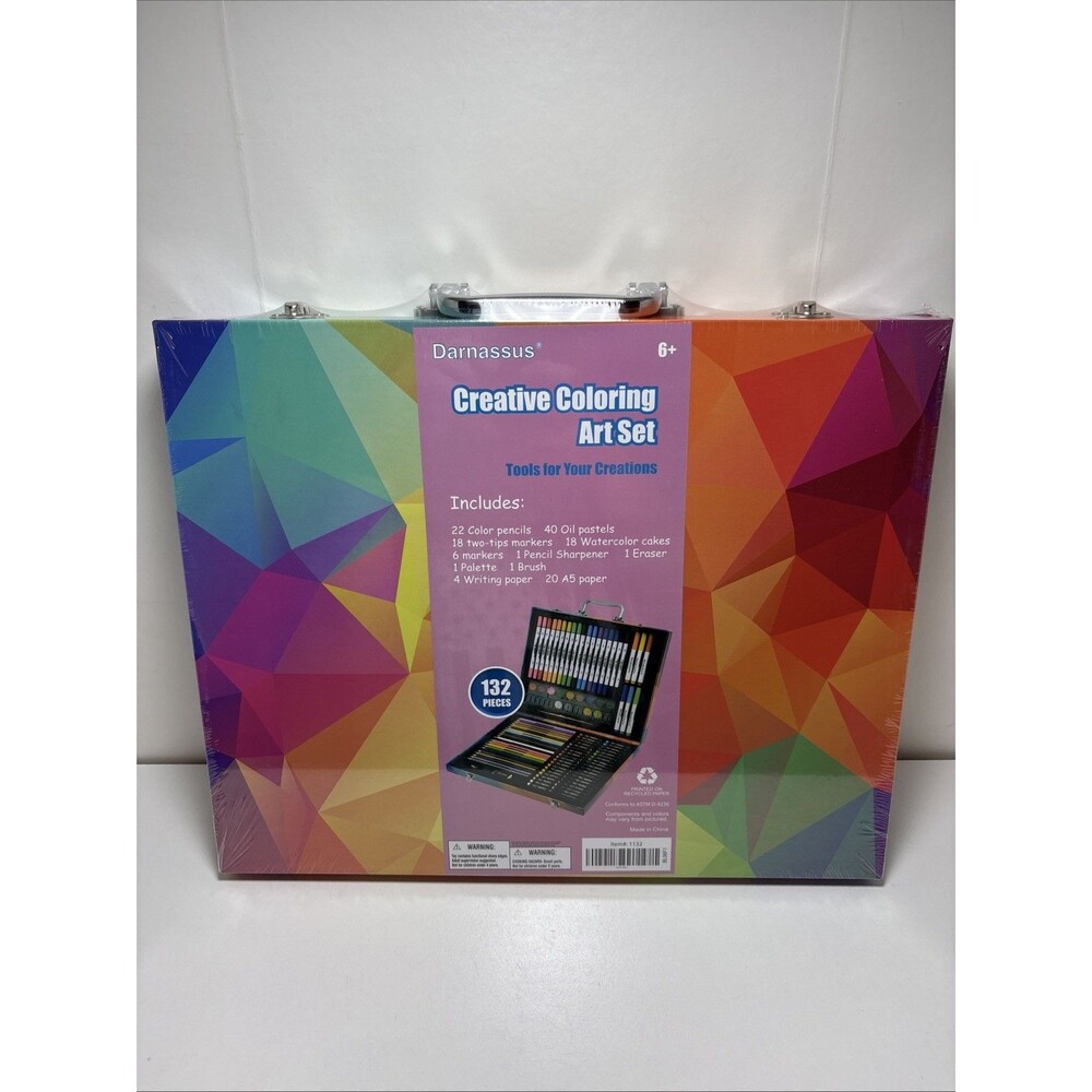 132-Piece Art Set, Deluxe Professional Color Set, Art Kit for Kids and Adult,...